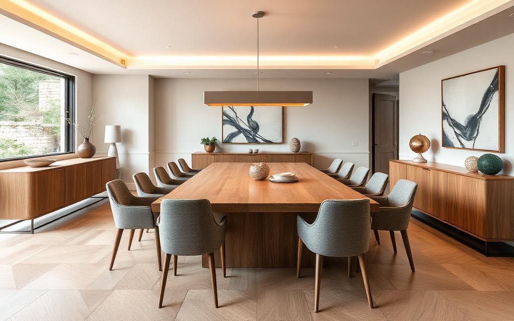 Dining Room renovation by Upstairs Construction & Design