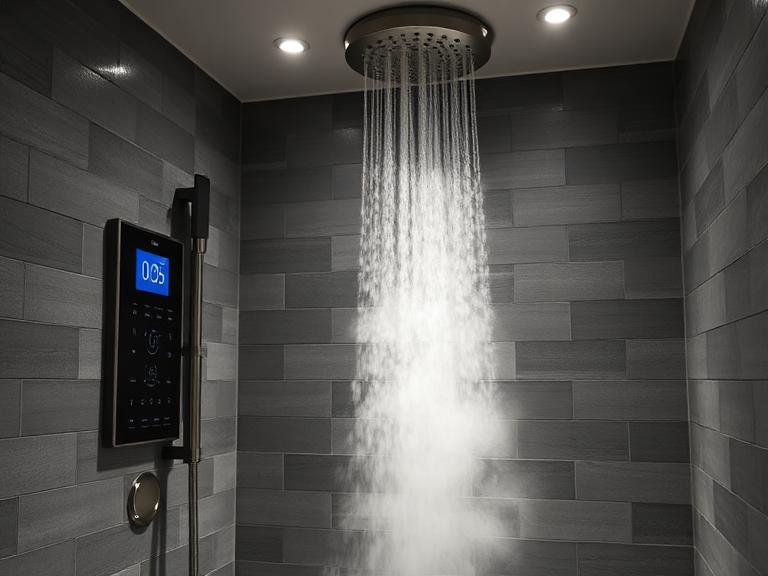 Steam Shower Generator — Stainless steel, supplied and installed by Upstairs Construction & Design