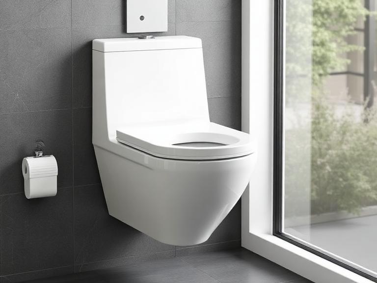 Tempo Concealed Toilet Suite — Vitreous china, supplied and installed by Upstairs Construction & Design