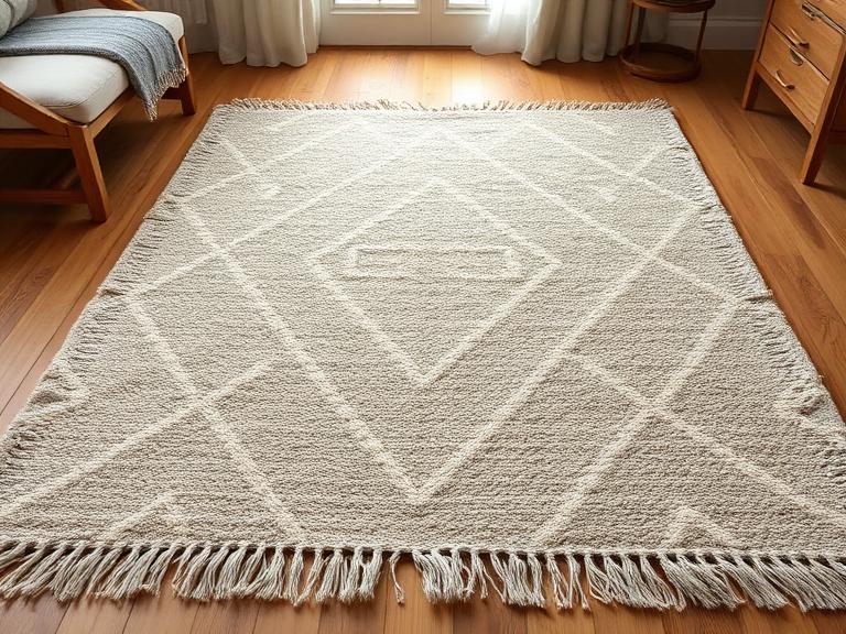 Solvei Wool Rug — New Zealand wool, supplied and installed by Upstairs Construction & Design
