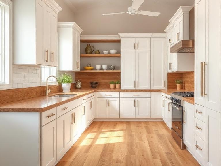 Atelier Cabinetry Package — Maple / rift oak, supplied and installed by Upstairs Construction & Design